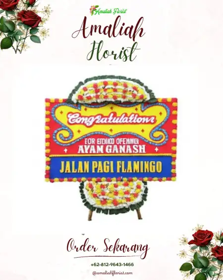 Sewa Papan Bunga Wanglu